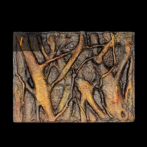 Coohole 3D Foam Rock Reptile Stone Aquarium Background Backdrop Fish Tank Board Home Decor (I)