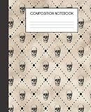 Composition Notebook: Vintage Gothic Grunge Skull College Ruled Notebook Lined School Journal