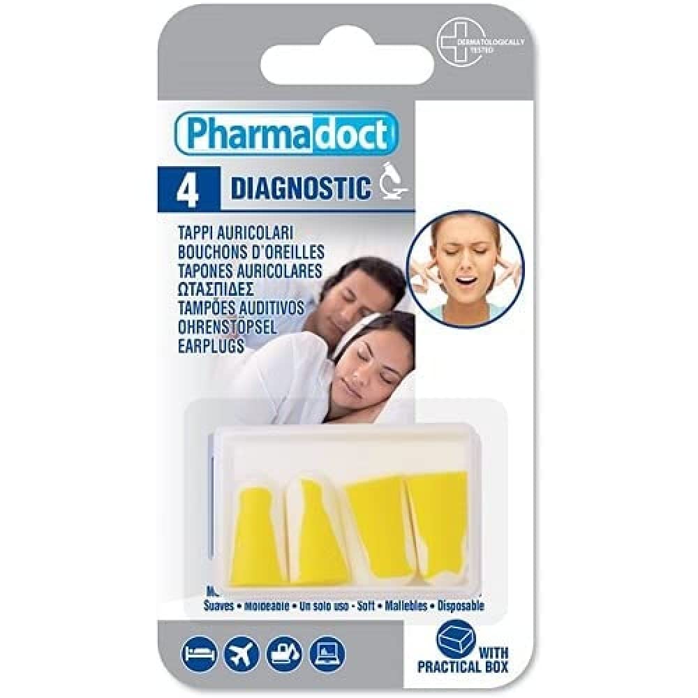 Pharmadoct Ear Plugs - 1 box of 4 pcs