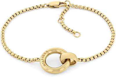 Jewelry Bracelet en Chaîne pour Femme en Or Jaune avec un Charm Rond - 2780947