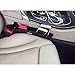 Anynow Car Seat Gap Filler Console Side Pocket Organizer Seat Catcher Premium PU Leather 2 Pack(Black)