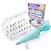 FUNCAKE 30 in 1 Icing Tools Decorations Set with 2 Bags, 24 Cup Cakes and Cookies Icing Tips, 2 Couplers and E-Book Guide