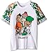 Trukfit Big Boys Lil Tommy and Friends Printed Sleeve Tee, White, Large