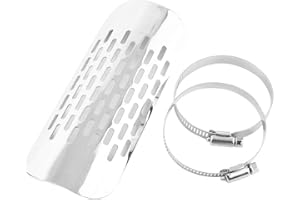 Universal Metal Exhaust Heat Shield Automotive, Motorcycle Motorbike Exhaust Muffler Pipe Heat Shield Heat Insulation Cover H