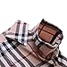 CHOLEGIFT Small Dog Puppy Shirt Clothing Big Cat Cotton Lapel Costume Polo Apparel - Fitwarm Western Plaid Dog Clothes for Pet