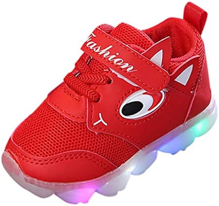 Felicy Toddler Baby First Walking Shoes Fashion Sneakers Star Luminous Child Casual Colorful Light Shoes for 1-6 Years Old