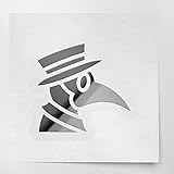 Decal Stickers Of Plague Doctor Profile