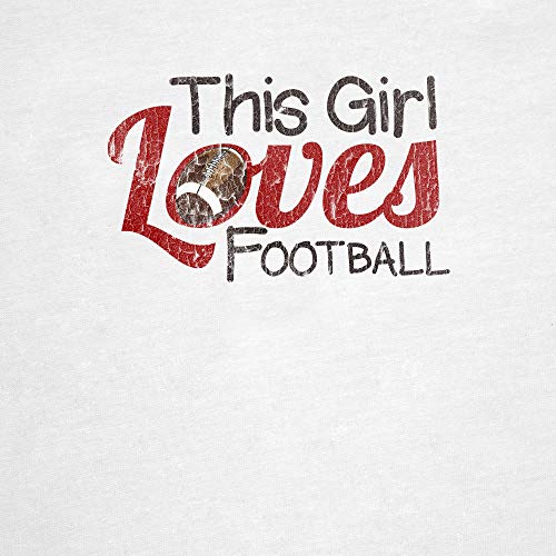 beVintage-Football-This-Girl-Loves-Football-Vintage-Look-tailliertes-Damen-Frauen-Rundhals-T-Shirt
