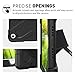 ZenRich iPad 5th/6th Generation Case, iPad 9.7 Case 2017/2018 with Rotatable Kickstand,Hand Strap and Shoulder Strap zenrich Heavy Duty Shockproof Case for A1822/A1823/A1893/A1954,Black