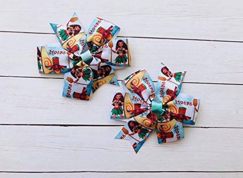 Moana Inspired Hair Bows (2) by Inspired Bows