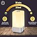 Wake Up Light Alarm Clock with Sunrise Simulation Light Alarm Clock for Bedside Sleep Therapy lamp Touch Control with Multicolor 5 Natural Sounds 3 Brightness LED Night Light 12/24hour TITIROBA TA-02