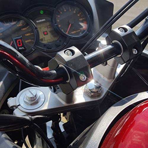 TOOGOO Accessoires de Moto Support de Selle Fixe de Poign/&eacute;e Guidon Booster de R/&eacute;glage SApplique Au Xr650L Suzuki V-Strom BMW Gs1150 1100 F650Gs Twin Dakar KLR DRZ Universel 22MM 28MM