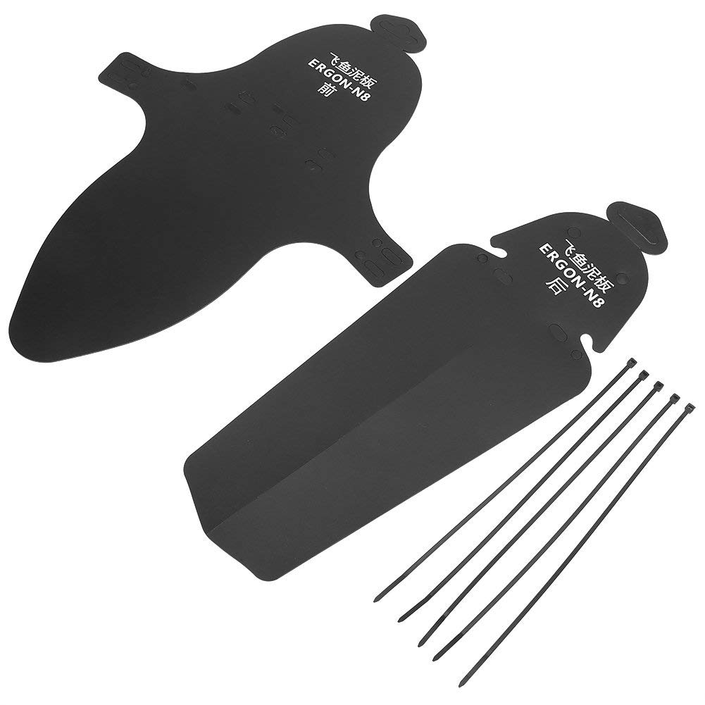 VGEBY Bike Protection Mountain Bike BMX Mudguard Plastic Tires Front & Rear Wheel Fenders Set (Size : With Logo) Sportinggoods Bicycles And Spare Parts