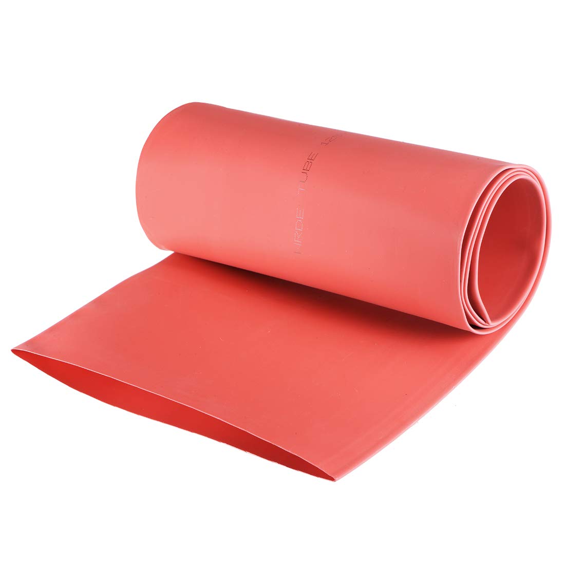 sourcing map Heat Shrink Tubing, 120mm Dia 195mm Flat Width 2:1 rate Shrinkable Tube Cable Sleeve 1m - Red