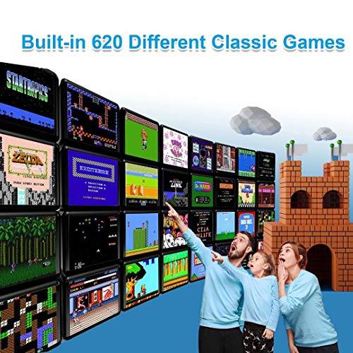 LIFTREN Classic Handheld Game Console, Wireless Classic Game Console Built-in 620 Game Handheld Game Console, Video Game… - Image 3
