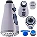 Kitchen Faucet Sprayer,Pull-Out Spray Head Kitchen Sink Faucet Replacement Part,Regalmix 3-Function G1/2 Connection,Brushed Nickel,RWF053-1