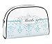 Lillian Rose Bride Travel Makeup Bag, Aqua