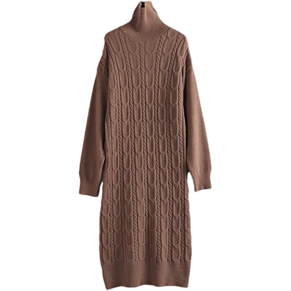 tj maxx brown dress Azula Rib Knit Maxi Dress – SEROYA main image 0