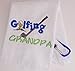 GOLFING GRANDPA TOWEL W/ GROMMET & SPRING CLIP