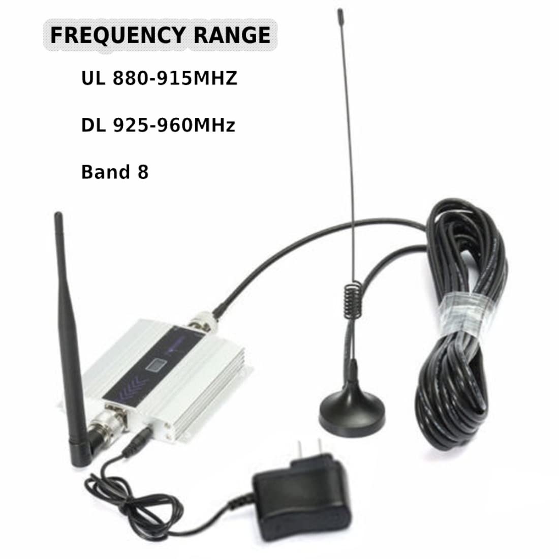 GSM 900MHz Cell Phone Booster Kit, Signal Amplifier Repeater, FCC Approved