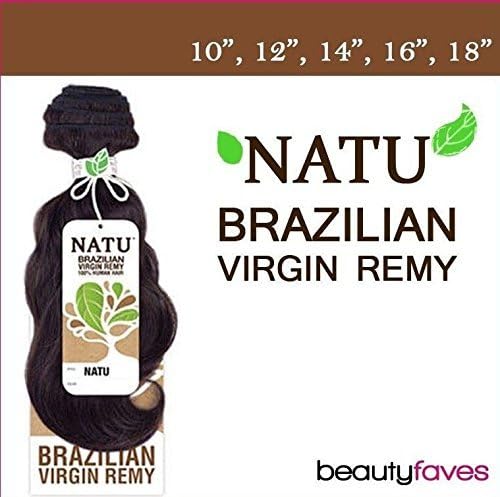 Unprocessed Natu Remy Hair Weave - BRAZILIAN REMY (Bundle Hair) (12", NATURAL COLOR)