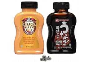 Kikkomans Sriracha Mayo And Unagi Sauce Bundle (Pack of 2) Bundled By Azeko