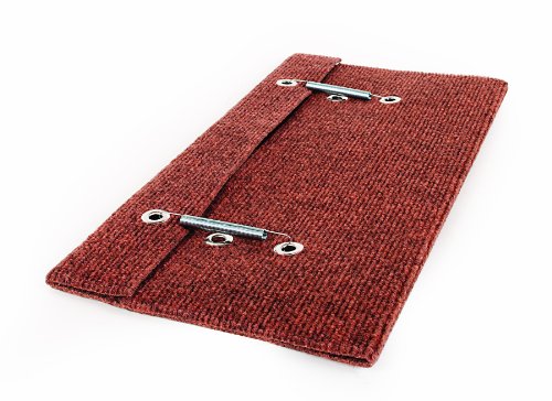 Camco Wrap Around Step Rug- Protects Your RV From Unwanted Tracked In Dirt, Works on Electrical and Manual RV Steps - Extra Large (Brown) (42931)