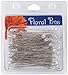 Darice 100-Piece Pearl Flower Pins, 3-Inch by 6ml