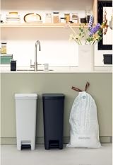 Brabantia PerfectFit Bin Liners L 40-45 L Extra Strong With Tie Tape White view 6