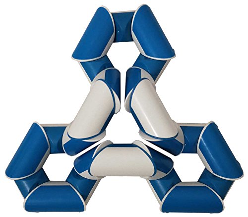 Novelty Magic Geometric Snake Fidget Cube Twist Puzzle Brain Teaser Puzzles Twisty Toys Gifts Blue 24" - Thumbnail 4