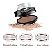 CCbeauty Eyebrow Powder Stamper Seal Kit Eyebrow Kit Powder Makeup Eyebrow Tinting Coloring Kit,Light Brown