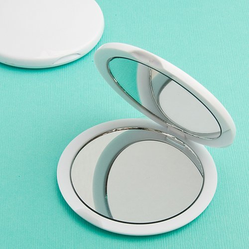 24 Perfectly Plain Collection Mirror Compact Party Favors