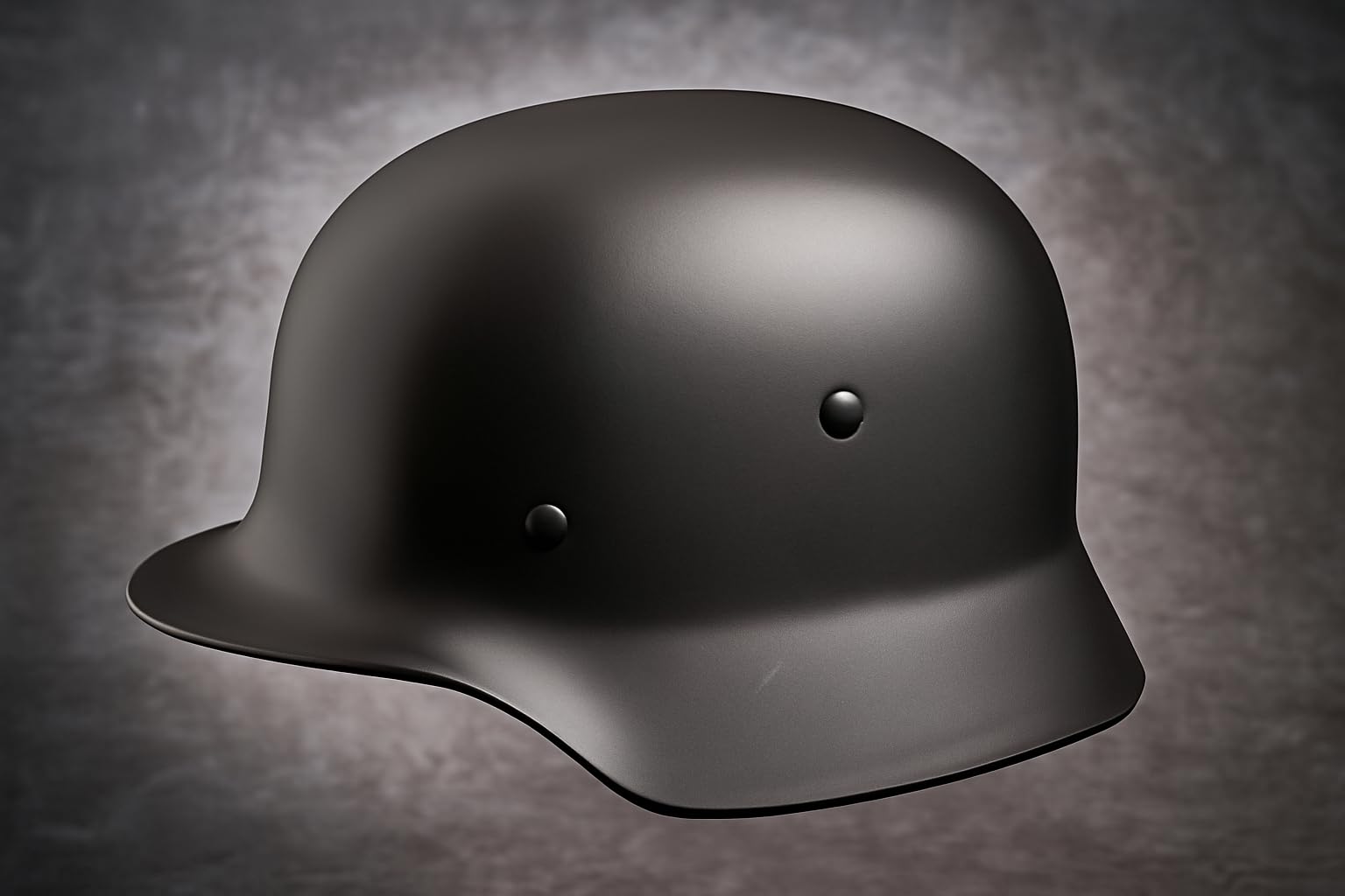 Black Reenactment Helmet – ABS Plastic Historical Replica with Foam Padding – Lightweight Headgear for Cosplay, Display and Collectors