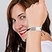 Jane Stone Fashion Inspirational Leather Bracelets Silver Plated Ornaments for Women She Believed She Could So She Did(Fn1568)