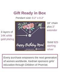 KEDRIAN - Collar de plata de ley 925 con colgante para mamá, regalo de cumpleaños para mamá, regalo de cumpleaños para mamá, regalo de cumpleaños para mamá, regalo de cumpleaños para mamá, regalo de cumpleaños para mujeres de hijo o hija