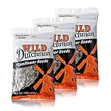 Wild Dutchman Sunflower Seeds, Non GMO, Low Salt Keto Friendly, Original Flavor, Grown in the USA - 13 Oz / Pack of 3