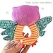 FOREAST Hand Grasp Baby Rattles Toys Soft Animal Doll 2 Pcs Set (Elephant and Owl) Newborn Gift for 0-3 Years Boys / Girls
