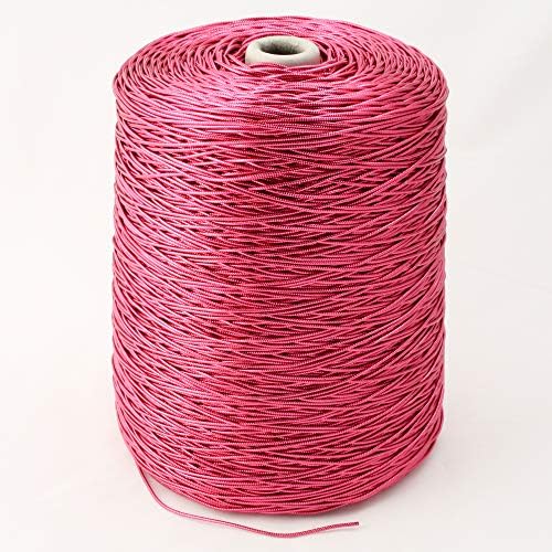 Needloft Craft Cord Solid Magenta Metallic #32 - Bulk Spool 4,000+ Feet