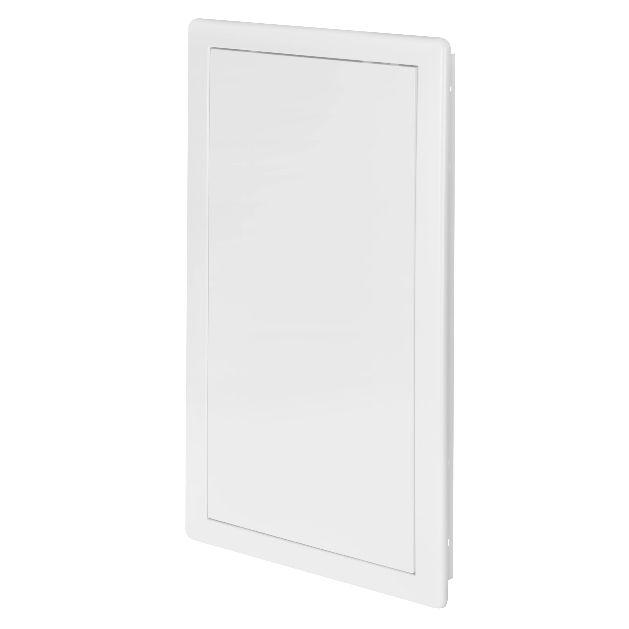 Awenta 200 x 400 mm Plastic Access Panel Door - White Opening Flap Cover Plate - Inspection Hatch - Door Latch - Concealed Hinge - Removable Door - Paintable Smooth Surface (8 x 16 Inches) — image 1