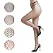 Women's Fishnet Stockings Tights - 4 Pairs Sexy Fishnets Pantyhose for Party,Height: 5'0
