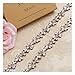 Yanstar Handmade Clear Crystal Rhinestones Wedding Bridal Belt and Sash for Wedding (Rose Gold)