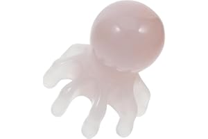 POPETPOP Octopus Head Massager Comb Resin Scalp Scratcher Hair Stimulator Tool Portable Head Spa Equipment
