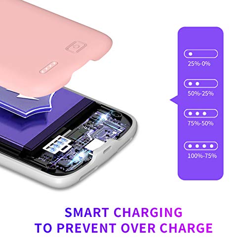 Battery Case for iPhone11,[6000mAh] Rechargeable Portable Battery Pack