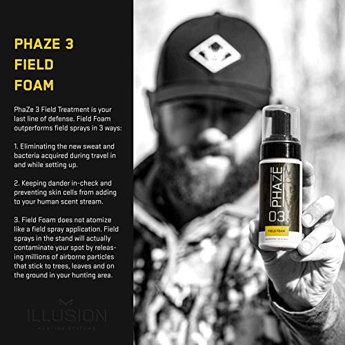 PhaZe 3 Field Foam 1 Deer Hunter's Scent Elimination & Scent Control