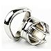 YiFeng Stainless Steel Male Chastity Cage Device Belt Restraint Men Bondage Fetish ZCS144 (45mm Ring)