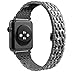 Wearlizer Compatible Apple Watch Band Women 38/40/41/42/44/45/49mm Crystal Rhinestone Diamond Band Luxury Stainless Steel Metal Bracelet Strap for iWatch Ultra Series 10 9 8 7 SE 6 5 4 3 2 1