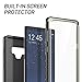 YOUMAKER Case for Galaxy Note 9, Full Body Heavy Duty Protection with Built-in Screen Protector Shockproof Rugged Cover for Samsung Galaxy Note 9 (2018) 6.4 inch - Gun Metal/Black
