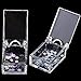 MissLytton Small Storage Box Jewelry Bead Organizer, Clear Plastic Covered Container Box with 20 Removeable Compartment, Perfect for Storing Nail Arts Rhinestones, Small Charms, Earrings, Seeds