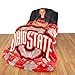 College Covers Everything Comfy Ohio State Buckeyes Soft and Warm Huge Raschel Throw Blanket, 86