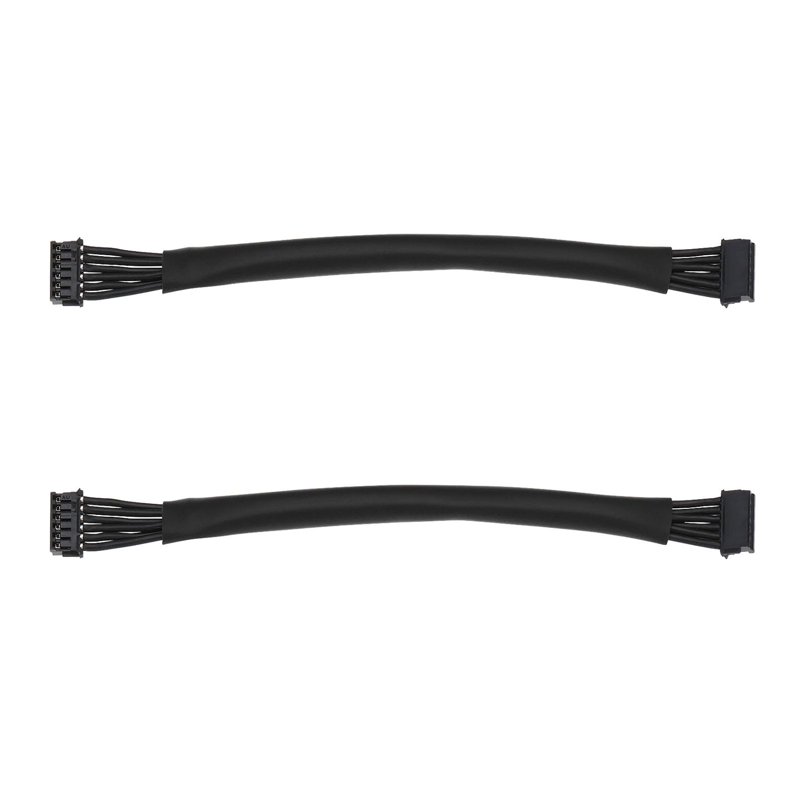 VGOL 2Pcs Brushless Motor Sensor Black Cable 100mm Cable Length 1.25 Terminal Double Head 6p Suitable For Mini RC Helicopter LED Light Strip RC Drift Car Model
